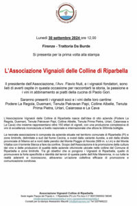 Associazione Vignaioli Colline di Riparbella - incontro con la Stampa